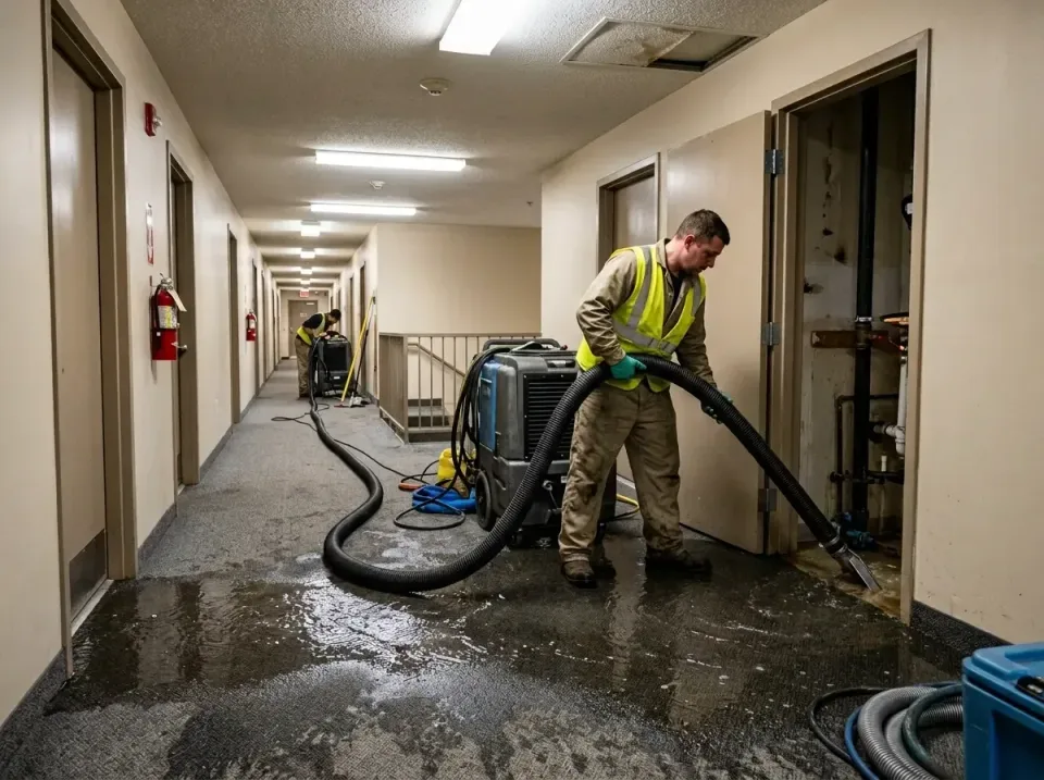 multi-unit-apartment-hallway-f-005 — frequently asked questions, Emergency Burst Pipe Water Extraction & Removal in Regency…
